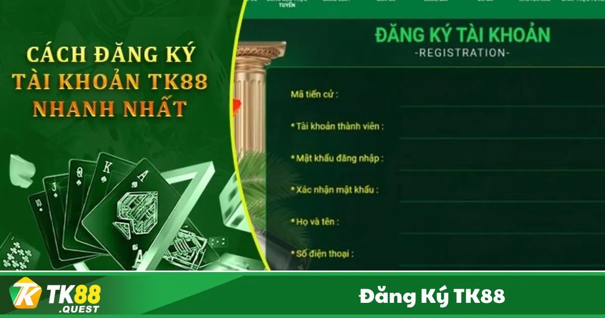 Đăng Ký TK88 – Các bước thực hiện nhanh chóng