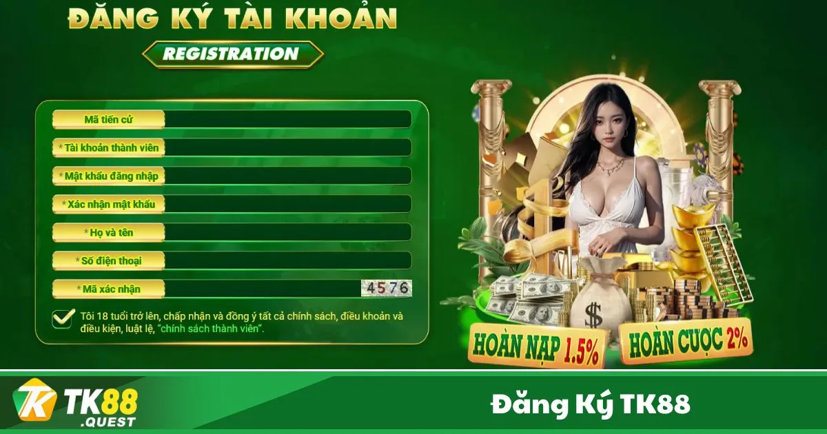 Đăng Ký TK88 – Quy trình xác minh