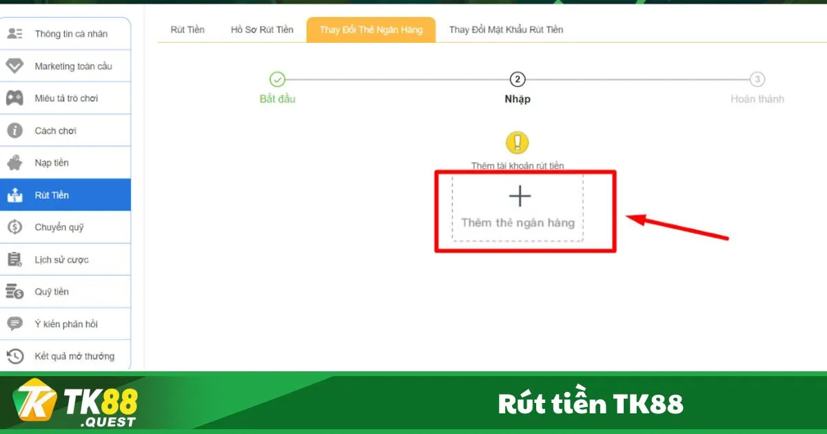 Phương thức rút tiền qua ví điện tử