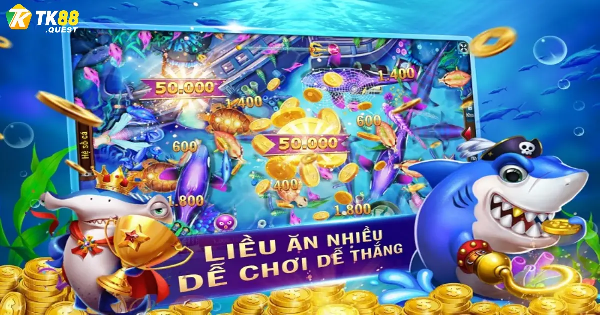 Bắn cá online TK88 là gì? Giới thiệu trò chơi đổi thưởng hấp dẫn tại TK88