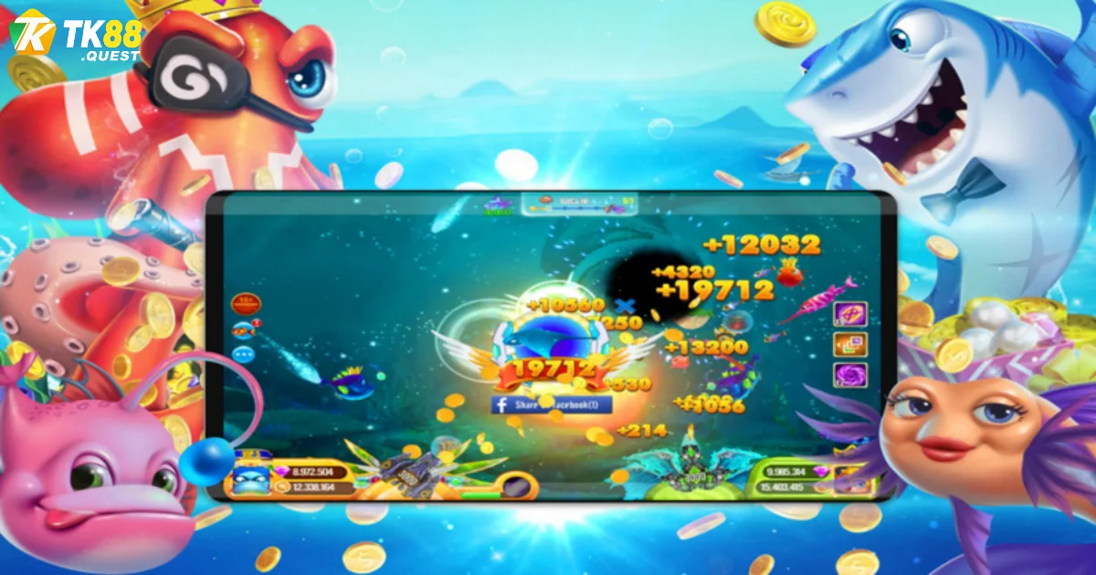 Cách chơi bắn cá online TK88 hiệu quả để nhận nhiều xu thưởng