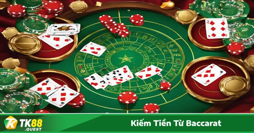 Kiếm tiền từ Baccarat - Khi nào nên đặt cược Player, Banker hay Tie?