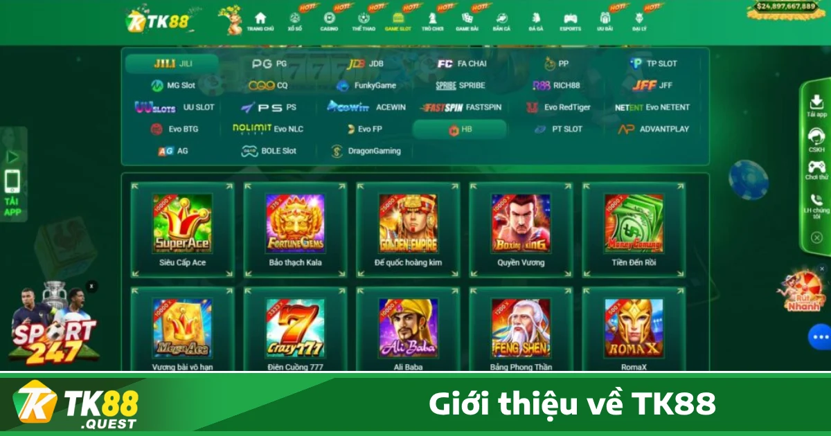 TK88 – Điểm đến lý tưởng của dân chơi cá cược chuyên nghiệp