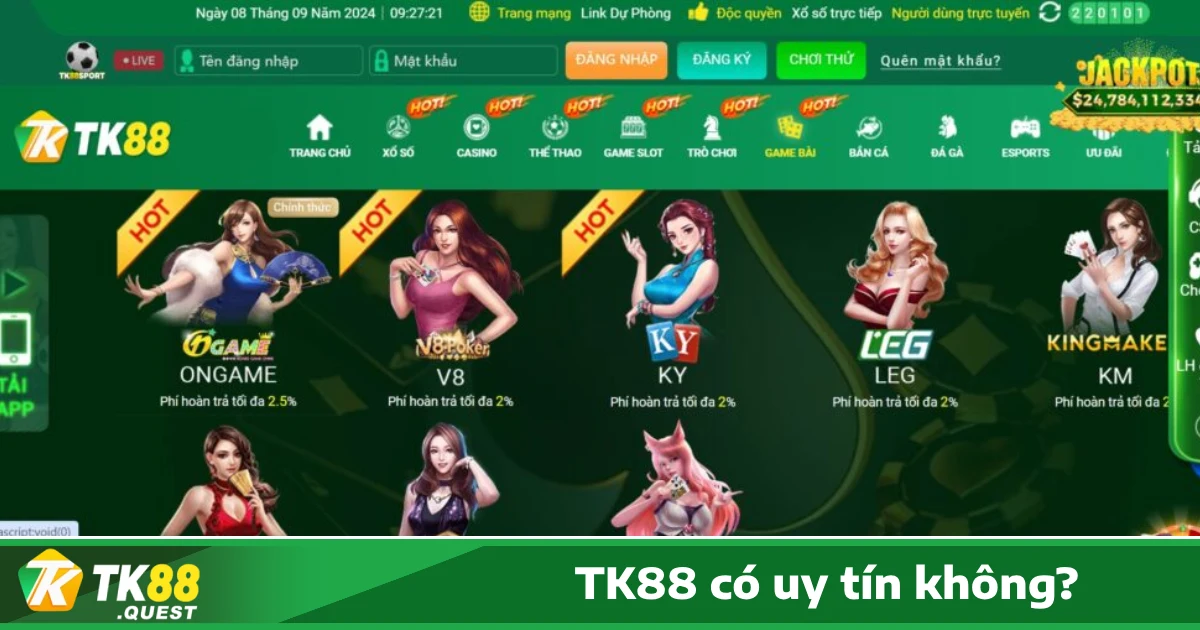 TK88 Có Lừa Đảo Không?